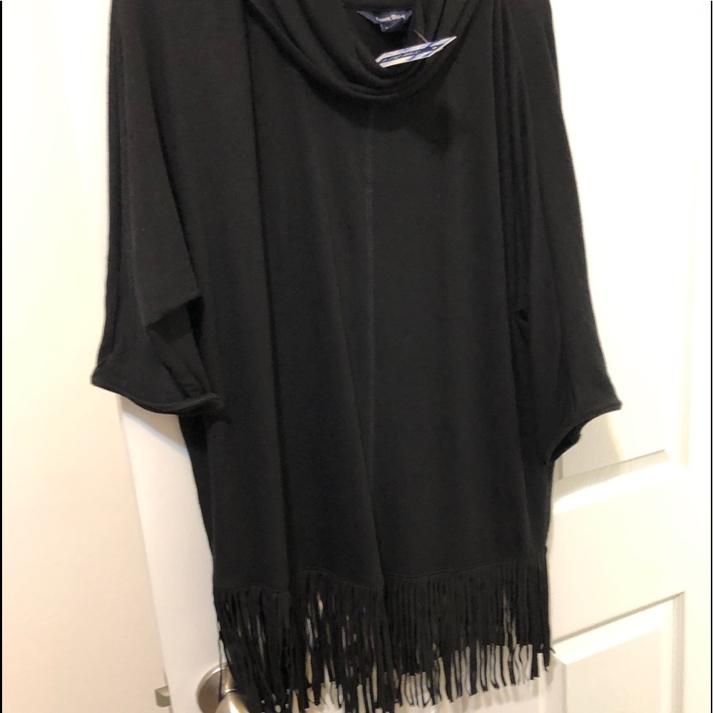 Shawl with sleeves